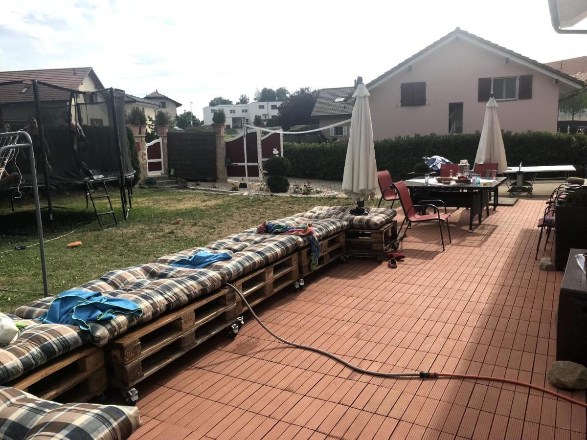Ravissant Studio Neuf, Entierement Equipe, Fonctionnel De 40 M2 Avec Entree Independante Dans La Campagne Campagnes Massonnens المظهر الخارجي الصورة
